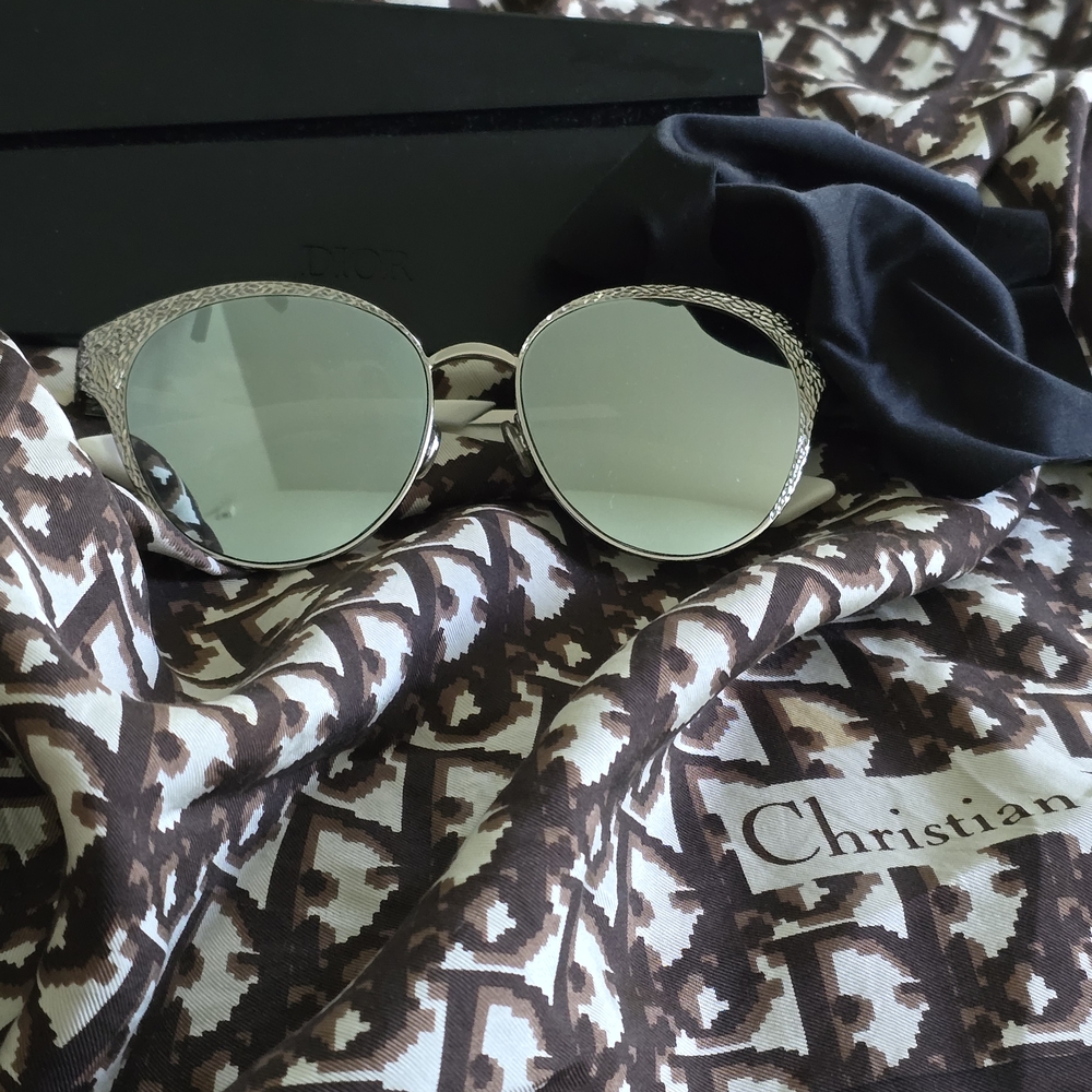 Dior Silver Sunglasses